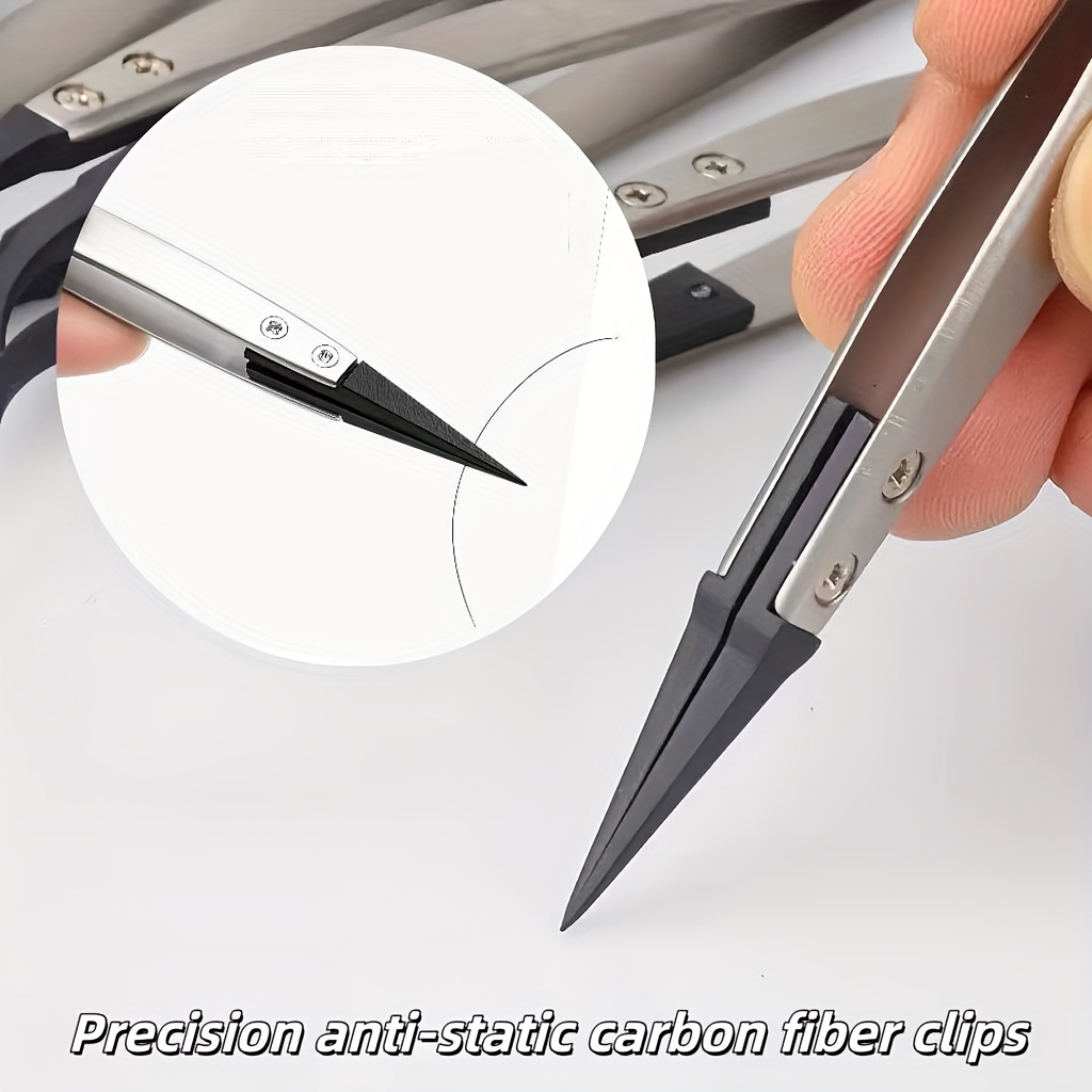 Electronics Repair Tools And Equipment - 2 adet ESD-259 Anti-statik Cımbız Seti