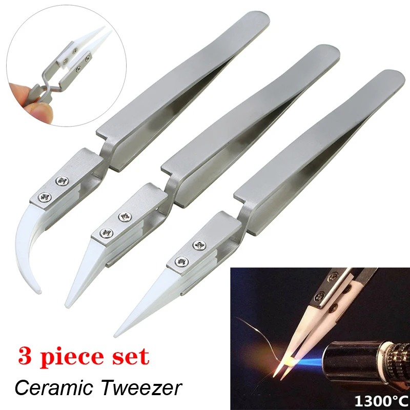 Electronics Repair Tools And Equipment - Düz Uçlu Anti Statik Ters Seramik