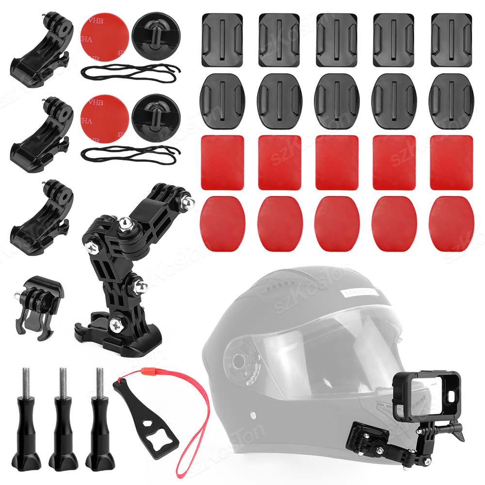 Gopro Action Camera Hero 13 Black - Motosiklet Kaskı Çene Montaj Kitleri GoPro