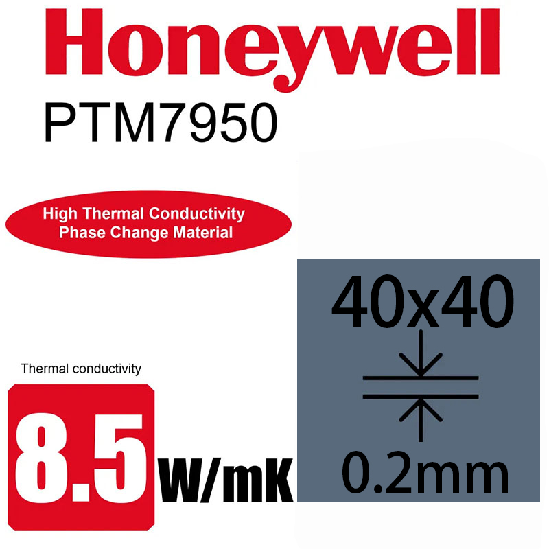 Thermal Paste Cpu - Honeywell PTM7950 8.5W 0.2 0.25mm Faz