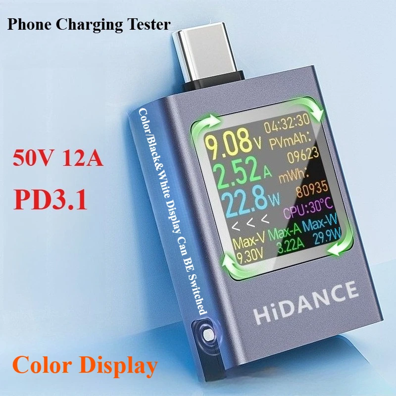 13'ü 1 arada DC 4.5-50V 0-12A  - Usb Ammeter Tester incelemesi ve fiyatı
