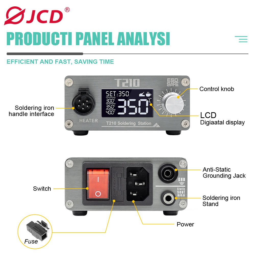 JCD T210 Akıllı Lehimleme İsta - Electronics Repair Tools And Equipment incelemesi ve fiyatı