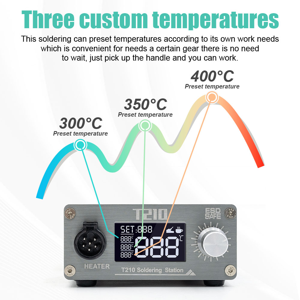 JCD T210 Akıllı Lehimleme İsta - Electronics Repair Tools And Equipment incelemesi ve fiyatı