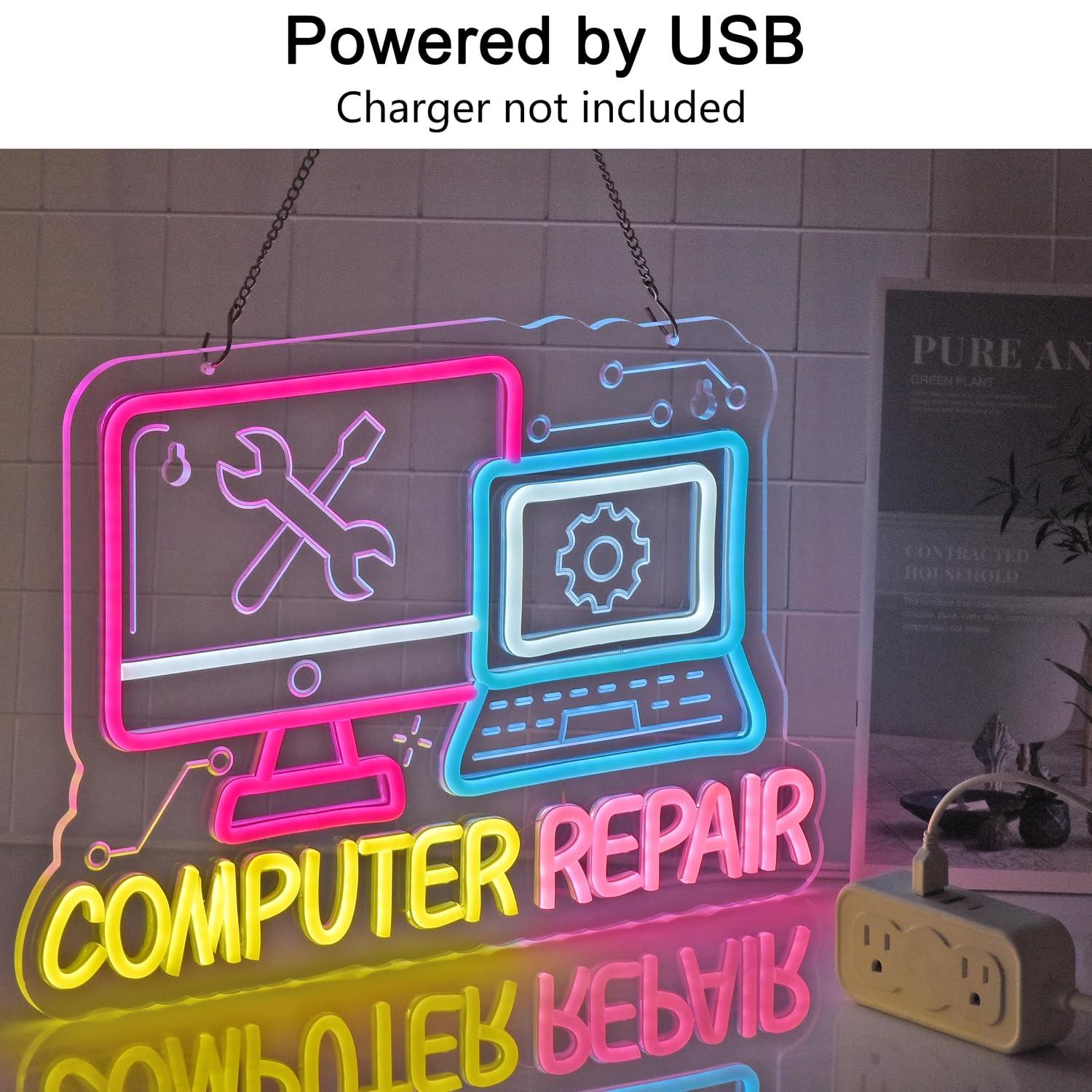 Bilgisayar Tamir Neon Tabelası - Electronics Repair Store incelemesi ve fiyatı