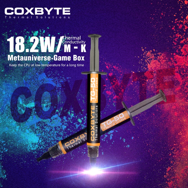 18.2W/mK Coxbyte TG-50 Termal  - Thermal Paste Cpu incelemesi ve fiyatı