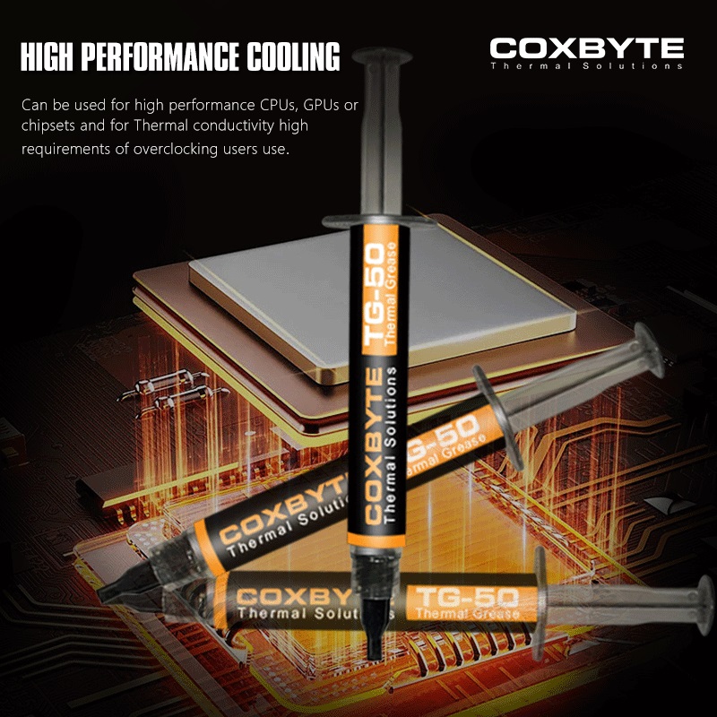 18.2W/mK Coxbyte TG-50 Termal  - Thermal Paste Cpu incelemesi ve fiyatı