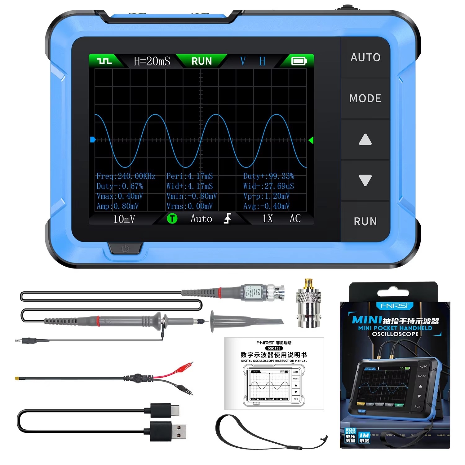 DSO510 Mini Taşınabilir 2'si 1 - Electronics Repair In Usa incelemesi ve fiyatı