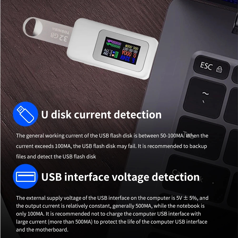 10'u 1 arada USB Test Cihazı D - Usb Ammeter Tester incelemesi ve fiyatı