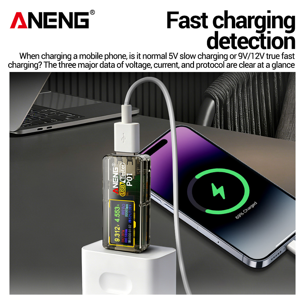 ANENG P01 USB Test Cihazı Volt - Usb Ammeter Tester incelemesi ve fiyatı