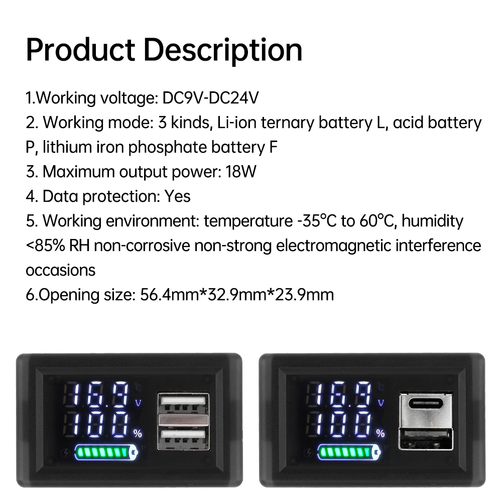 USB+Tip-C/Çift USB 9V 12V 24V  - Usb Ammeter Tester incelemesi ve fiyatı